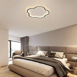 Modern Cloud Shaped LED Flush Mount Ceiling Light for Bedroom and Living Room 16 Inch