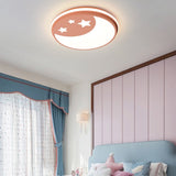 Modern Round Cartoon Pattern LED Ceiling Light for Kids Bedroom and Nursery