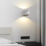 Creative Irregular Round LED Wall Sconce with Up and Down Lighting for Modern Living Spaces