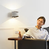 Creative Irregular Round LED Wall Sconce with Up and Down Lighting for Modern Living Spaces