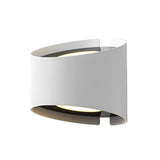Creative Irregular Round LED Wall Sconce with Up and Down Lighting for Modern Living Spaces