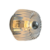Creative Jellyfish Glass Shade Wall Sconce Modern Art Deco Interior Lighting Fixture Gold Chrome