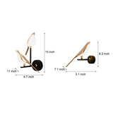 Creative Magpie Bird LED Wall Sconce Nordic Adjustable Dimmable Lighting for Bedroom