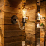 Creative Metal Rope Wall Sconce Retro Industrial Interior Light Fixture