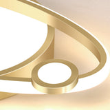 Modern Acrylic LED Ceiling Lamp with Intelligent Dimming and 3 Color Adjustable Remote Control Lighting