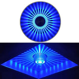 Modern Geometric Dual Color LED Flush Mount Ceiling Light 4 Inch Small Ambient Lamp