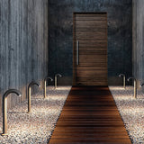 Curved Design Outdoor Pathway Light IP65 Waterproof LED Landscape Garden Villa Bollard