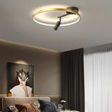 Modern Round LED Dimmable Flush Mount Ceiling Light Aluminum Circle Spotlight for Bedroom