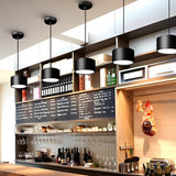 Cylindrical COB LED Hanging Downlight Modern Surface Mounted Aluminum Spotlight for Dining Areas