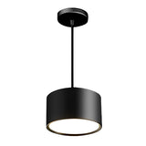 Cylindrical COB LED Hanging Downlight Modern Surface Mounted Aluminum Spotlight for Dining Areas