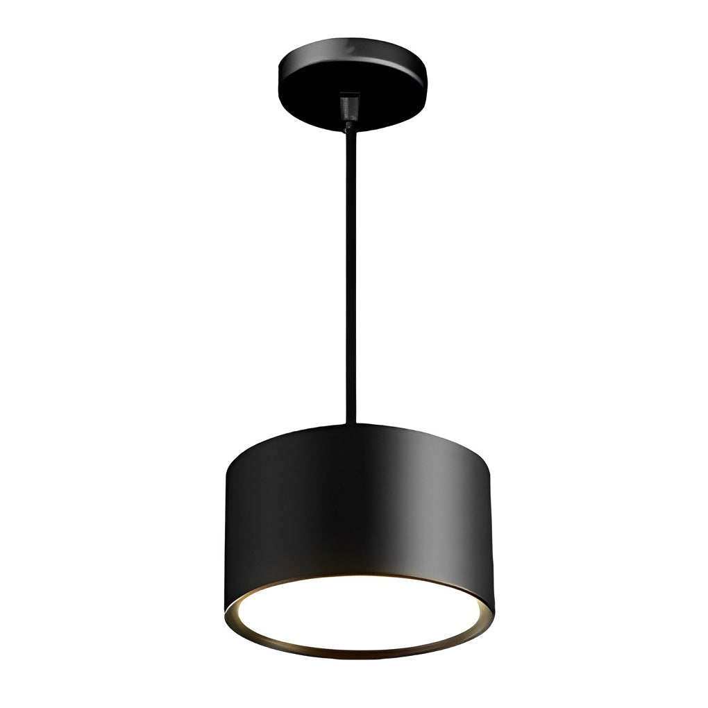 Cylindrical COB LED Hanging Downlight Modern Surface Mounted Aluminum Spotlight for Dining Areas