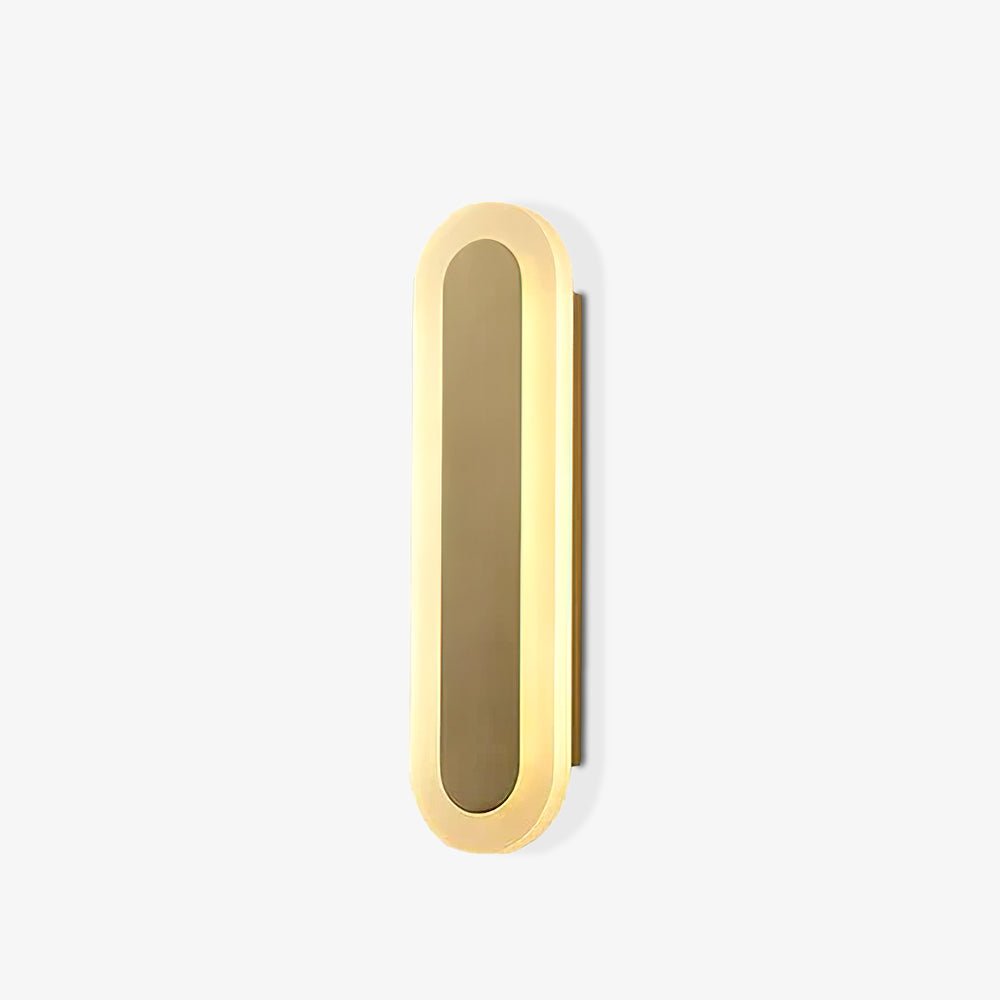 Daba Modern Brass LED Wall Sconce Minimalist Acrylic Indoor Wall Lamp