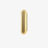 Daba Modern Brass LED Wall Sconce Minimalist Acrylic Indoor Wall Lamp