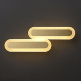 Daba Modern Brass LED Wall Sconce Minimalist Acrylic Indoor Wall Lamp