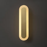 Daba Modern Brass LED Wall Sconce Minimalist Acrylic Indoor Wall Lamp