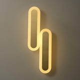 Daba Modern Brass LED Wall Sconce Minimalist Acrylic Indoor Wall Lamp