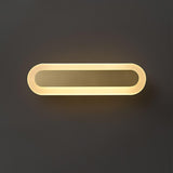Daba Modern Brass LED Wall Sconce Minimalist Acrylic Indoor Wall Lamp