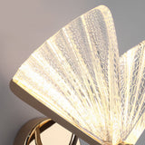 Decorative Gold Butterfly Acrylic LED Wall Lamp Modern European Style Sconce
