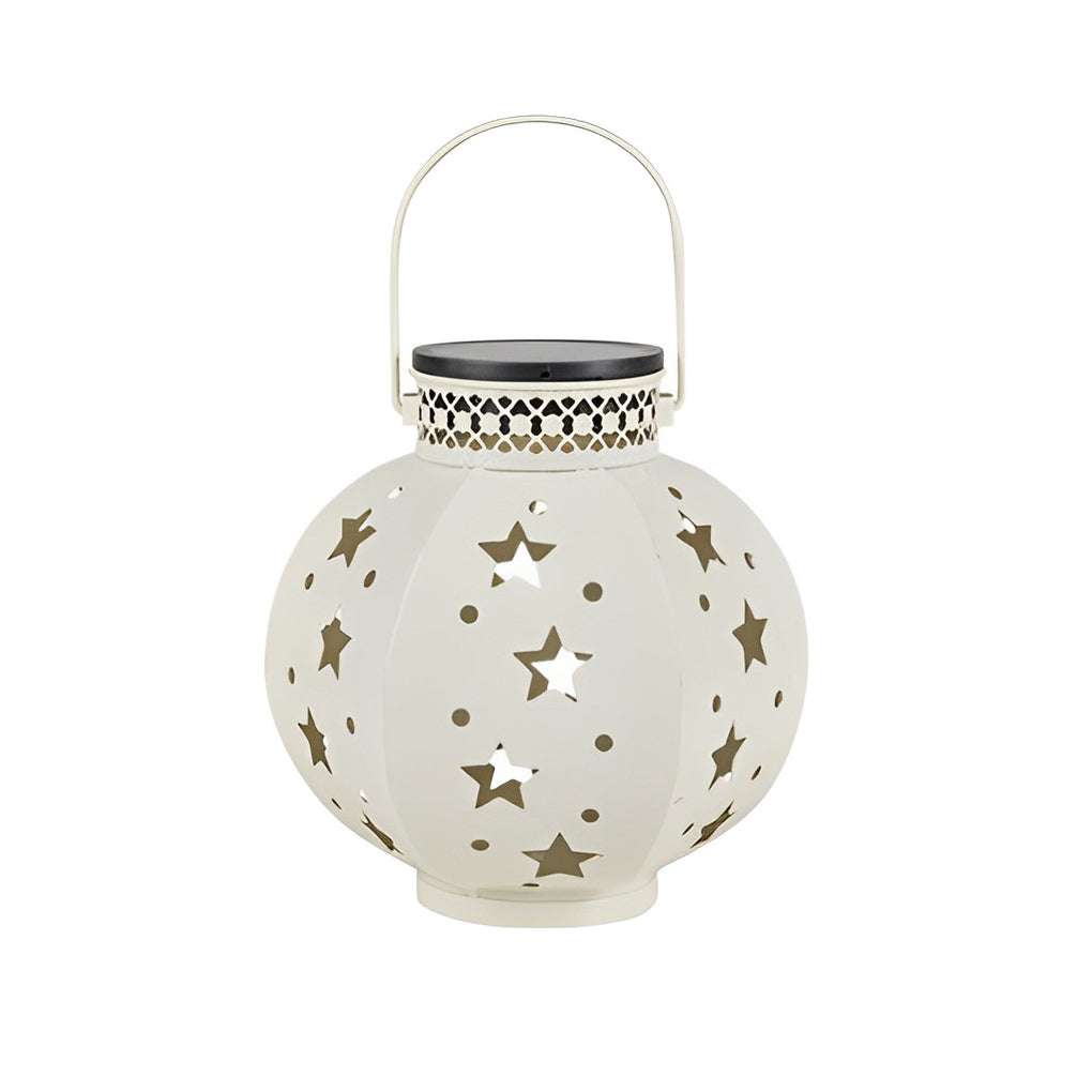Decorative Solar Star Projection Outdoor Lantern Waterproof LED Hanging Lights for Garden Patio