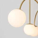 Delaney Modern Farmhouse Chandelier Metal and Glass Ceiling Light Fixture