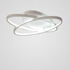 Modern Double Ring LED Flush Mount Ceiling Light for Bedroom and Living Room Lighting