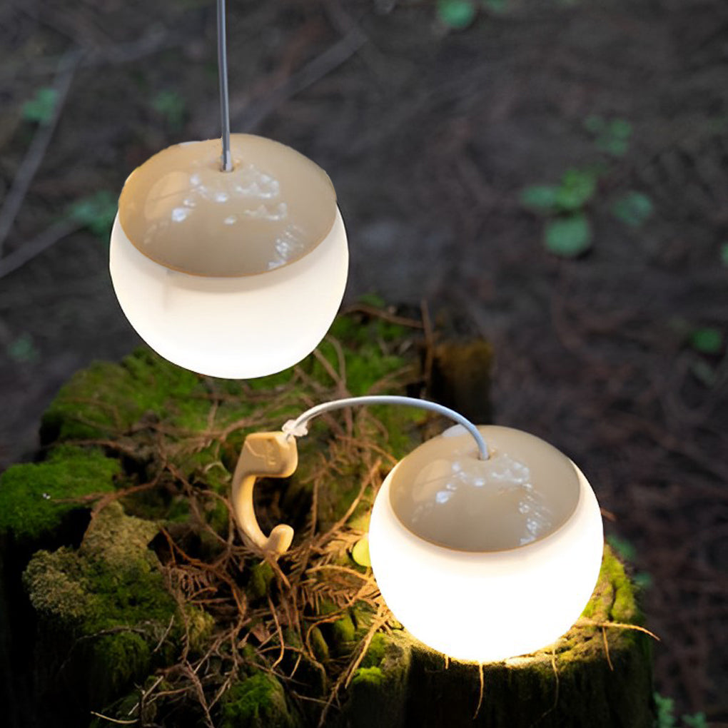 Dimmable LED Portable Camping Lantern USB Rechargeable Outdoor Hanging Light