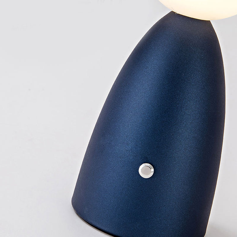 Dimmable Nordic Scarecrow LED Touch Table Lamp Cordless Rechargeable Bedside Accent Light