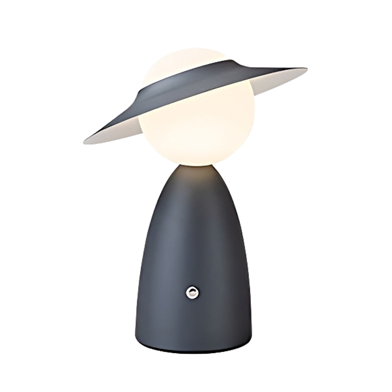 Dimmable Nordic Scarecrow LED Touch Table Lamp Cordless Rechargeable Bedside Accent Light