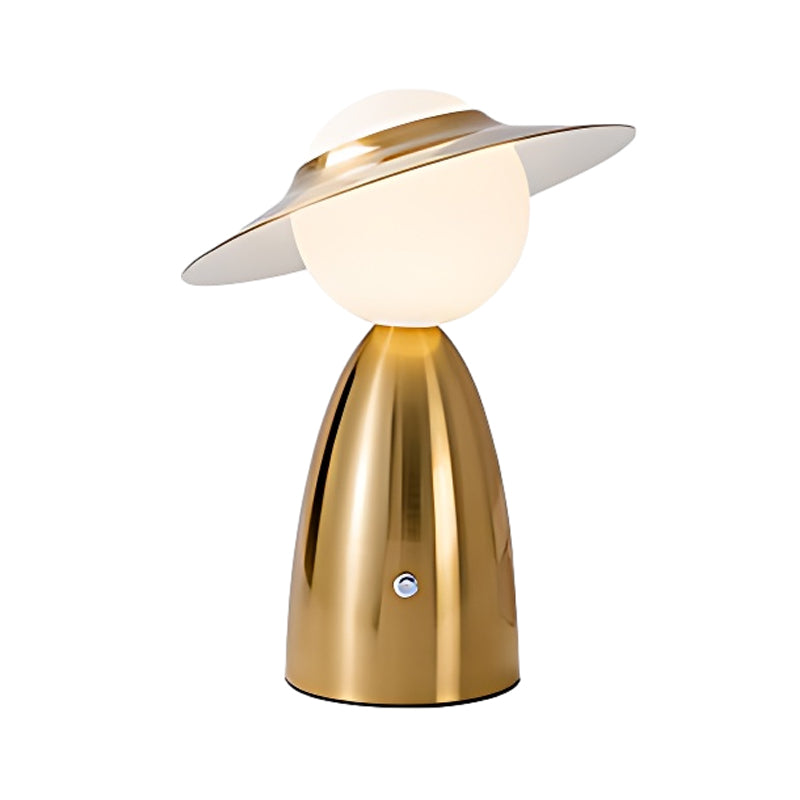Dimmable Nordic Scarecrow LED Touch Table Lamp Cordless Rechargeable Bedside Accent Light