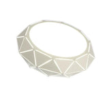 Modern Geometric Drum Shaped LED Flush Mount Ceiling Light for Living Room and Bedroom