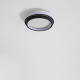 Modern LED Flush Mount Ceiling Light for Bedroom Hallway Low Profile PVC Metal Fixture