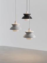 Doo Wop Modern Pendant Light Aluminum Dual Shade Ceiling Lamp for Kitchen Island