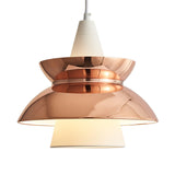 Doo Wop Modern Pendant Light Aluminum Dual Shade Ceiling Lamp for Kitchen Island