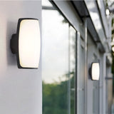 Double Layer Outdoor LED Wall Sconce Waterproof Die Cast Aluminum Exterior Light for Courtyard and Balcony