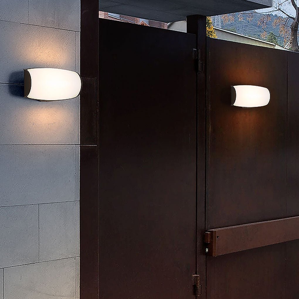 Double Layer Outdoor LED Wall Sconce Waterproof Die Cast Aluminum Exterior Light for Courtyard and Balcony