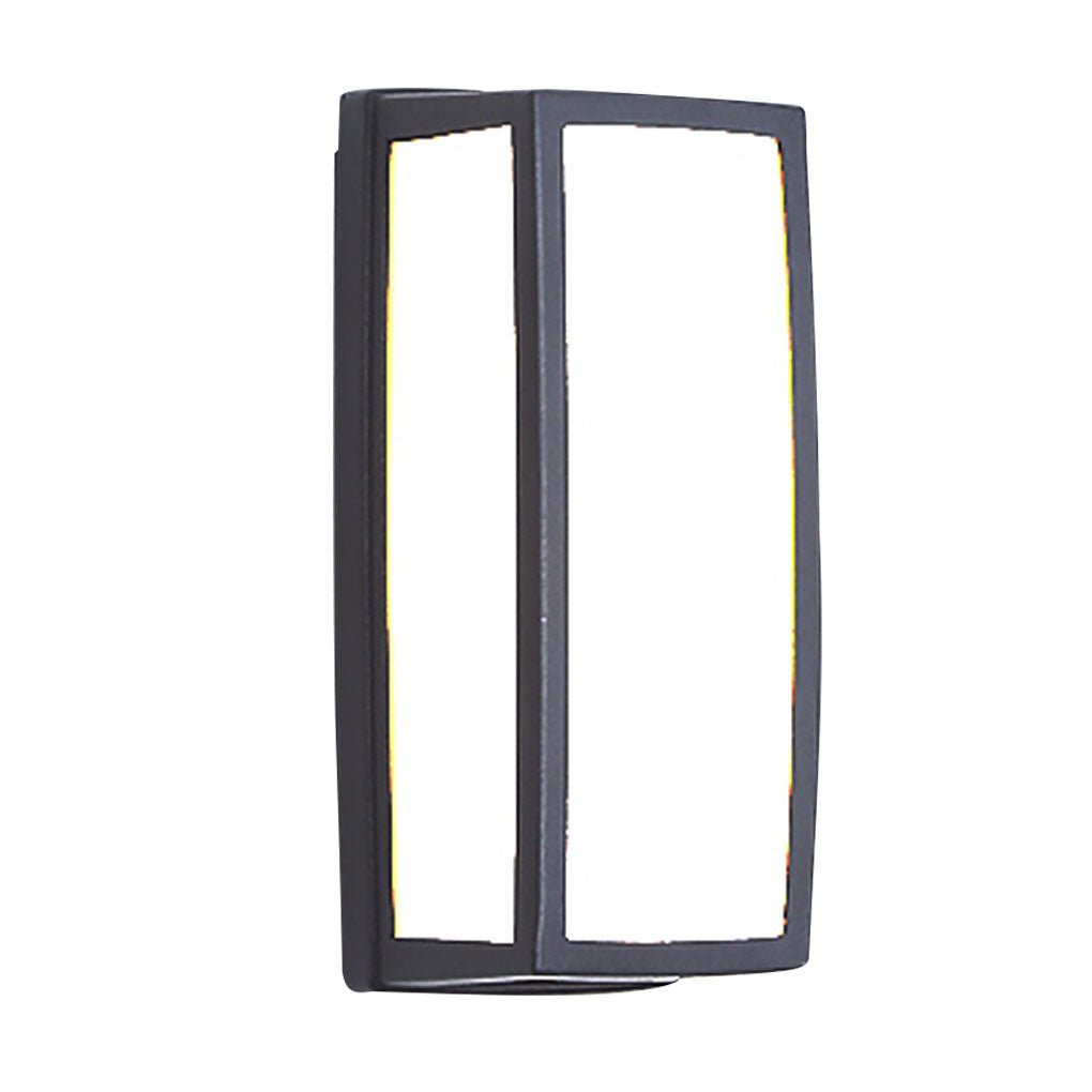 Double Layer Outdoor LED Wall Sconce Waterproof Die Cast Aluminum Exterior Light for Courtyard and Balcony