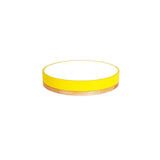 Ultra Thin Round LED Flush Mount Ceiling Light with Bamboo Style Finish for Kids Bedroom Playroom