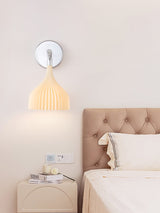 E Modern Minimalist Chrome Wall Sconce Indoor Glass Globe Bedside Reading Light