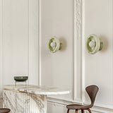 Eclipse Natural Jade Alabaster Wall Sconce Modern Minimalist Stone Lighting