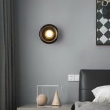 Eclipse Natural Jade Alabaster Wall Sconce Modern Minimalist Stone Lighting