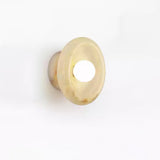 Eclipse Natural Jade Alabaster Wall Sconce Modern Minimalist Stone Lighting