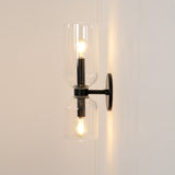 Edie Modern Geometric Wall Sconce with Opal Glass Shade and Brass Finish