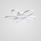 Modern Flower Petal LED Flush Mount Ceiling Light Dimmable Contemporary Fixture