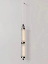Elegant 47 Inch Vertical LED Wall Light Sconce for Contemporary Living Spaces Black
