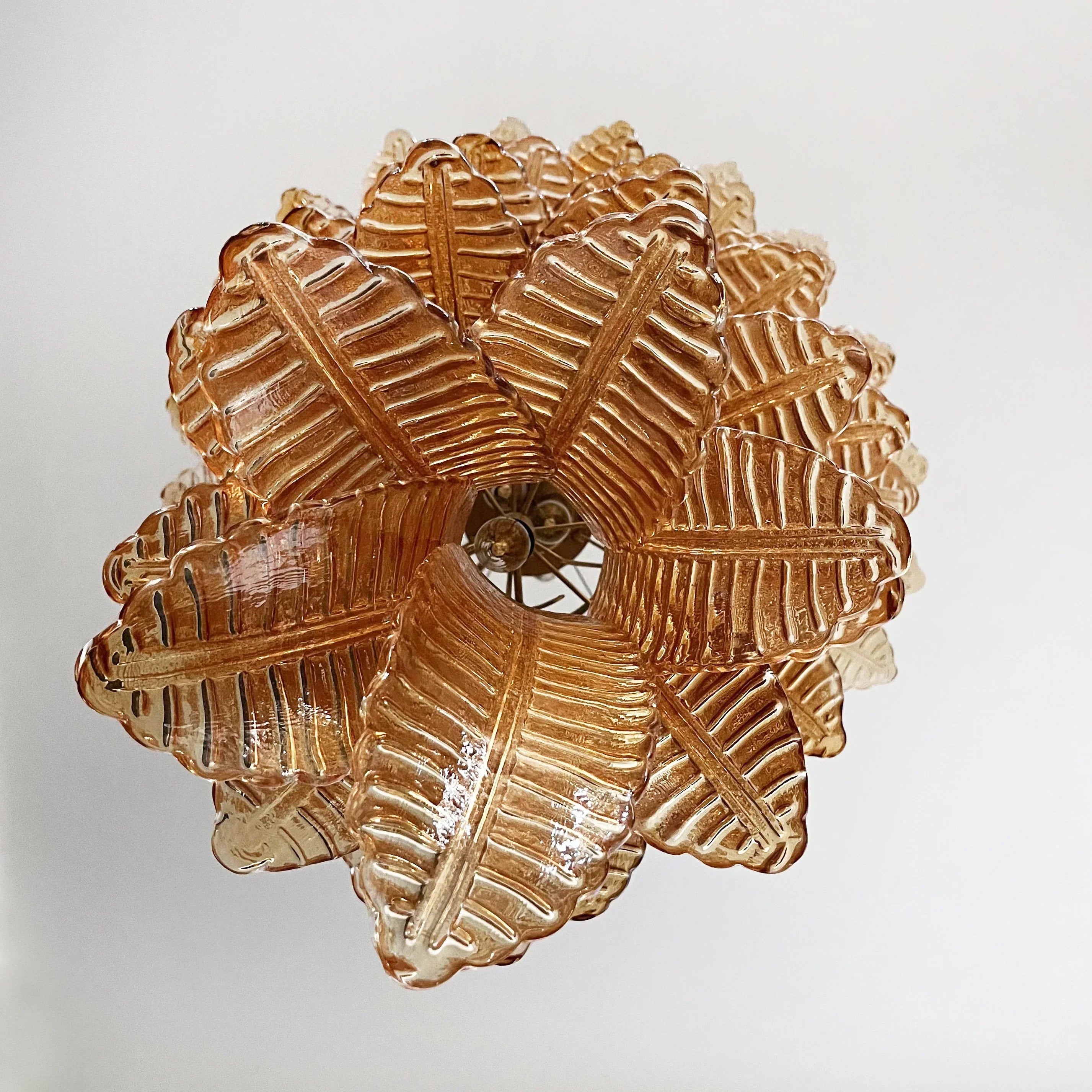 elegant-amber-glass-spiral-cascading-chandelier-modern-gold-metal-pendant-light