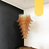elegant-amber-glass-spiral-cascading-chandelier-modern-gold-metal-pendant-light