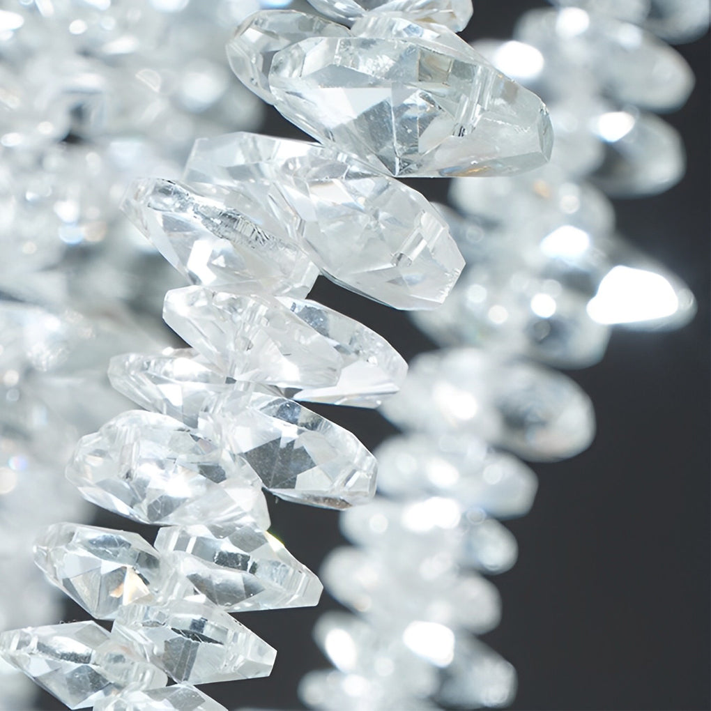 Elegant Branch Crystal Pendant Light Modern 3 Step Dimming Chandelier for Living Room Villa