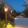 Elegant Bronze Waterproof Outdoor Garden Street Light with Aluminum Die Cast Post for Residential Yard
