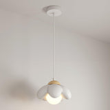 Elegant Cherry Blossom Resin Pendant Light Modern Floral Ceiling Hanging Lamp for Home