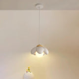 Elegant Cherry Blossom Resin Pendant Light Modern Floral Ceiling Hanging Lamp for Home